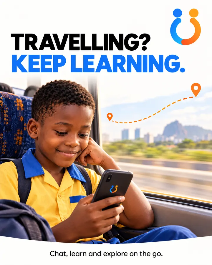 Travelling? Keep learning. Chat, learn and explore on the go.